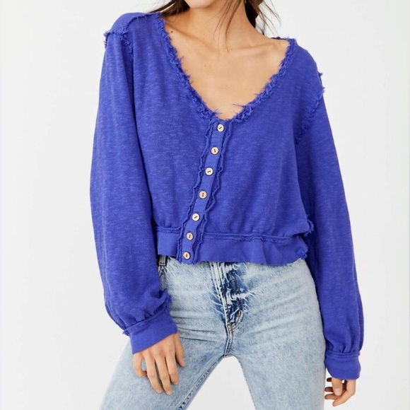 Free People Tops - FREE PEOPLE Golden‎ Road Button Front Top
